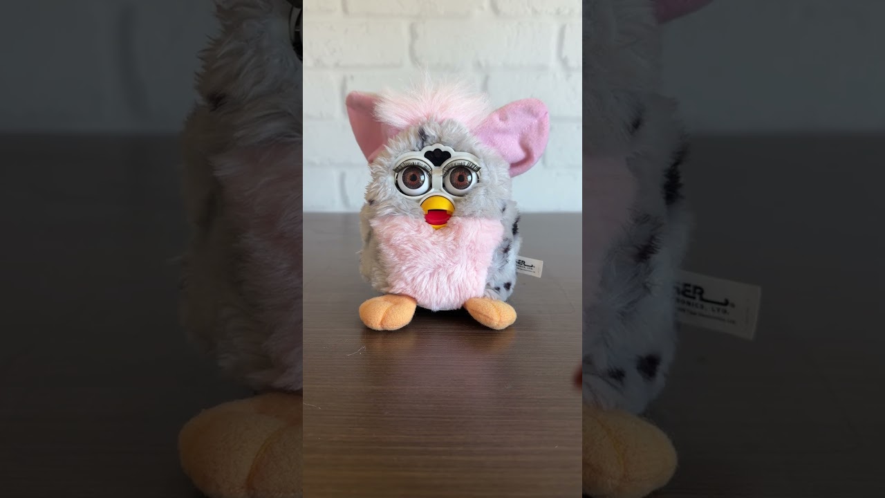 1998 Leopard Furby #funny #toys #furby #90s