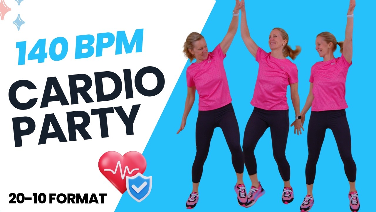 25-Min 140 BPM Dance Cardio Workout 🔥 Non-Stop Fat Burn at Home