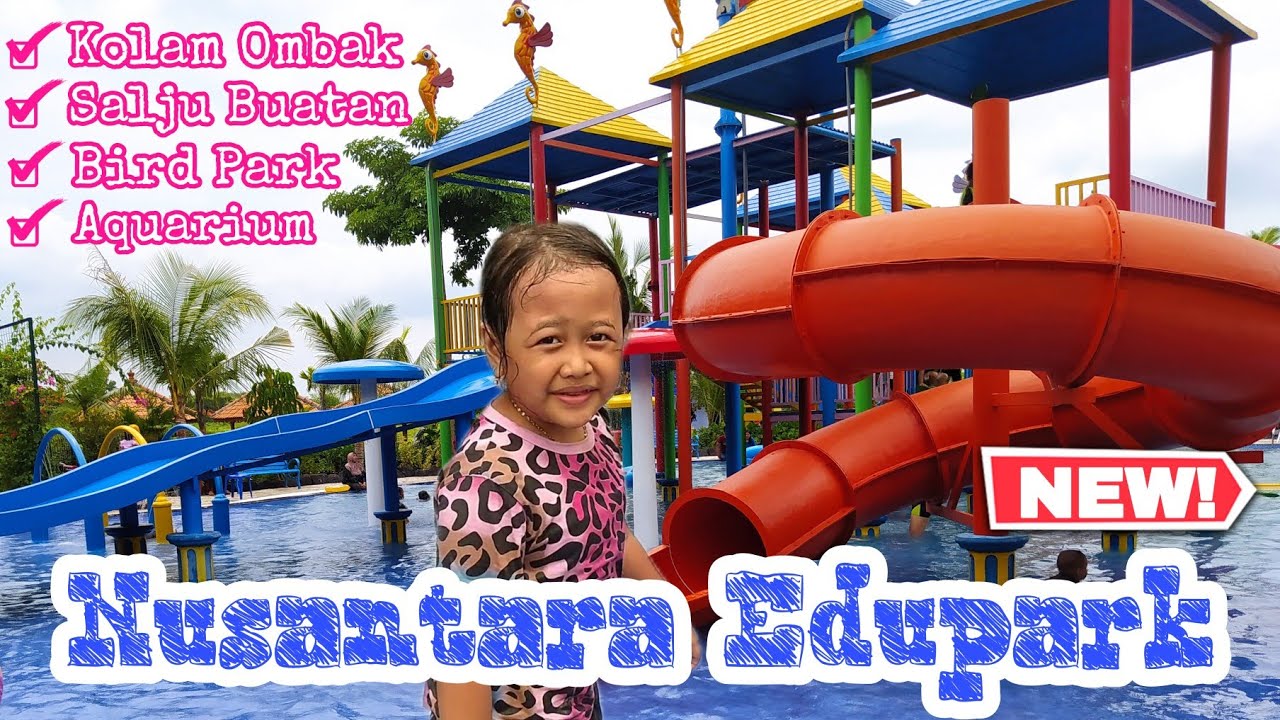 BARU DI MADIUN ‼️ NUSANTARA EDUPARK WATERPARK TERBESAR DI MADIUN 🌊