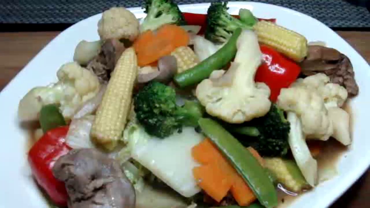 CHOPSUEY W/ CHICKEN LIVER and OYSTER SAUCE