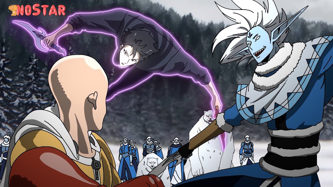 Solo Leveling but Saitama interrupts their fight