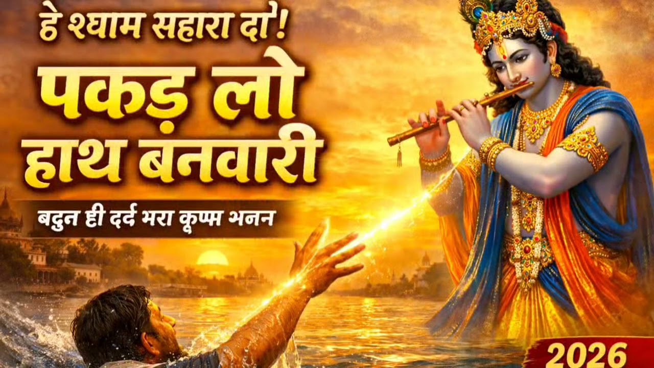 पकड़ लो हाथ बनवारी | बहुत ही दर्द भरा कृष्ण भजन | Nonstop Krishna Bhajan 2026 | Latest Hindi Bhajan 