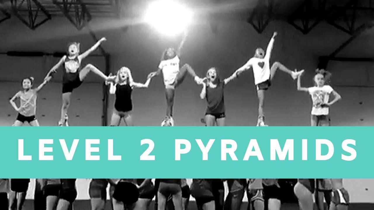 Level 2 cheerleading pyramids