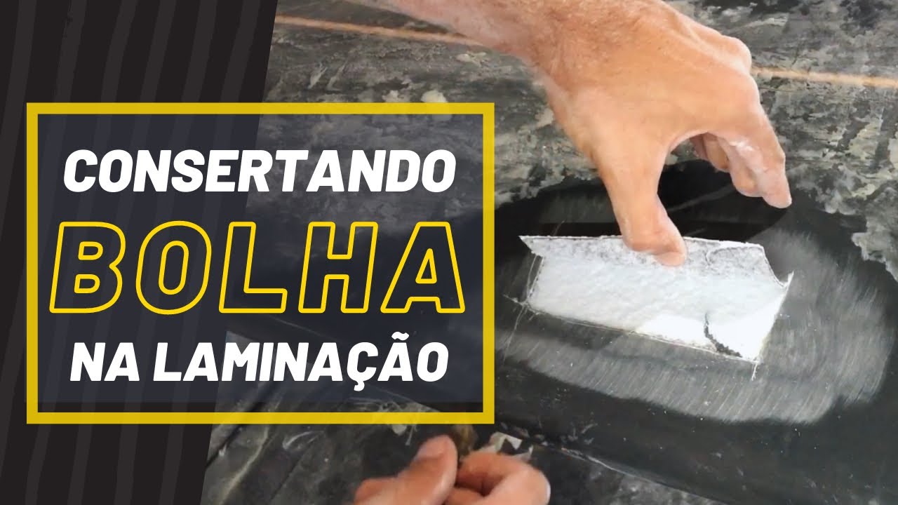 Passo a passo consertando bolha em prancha de surf