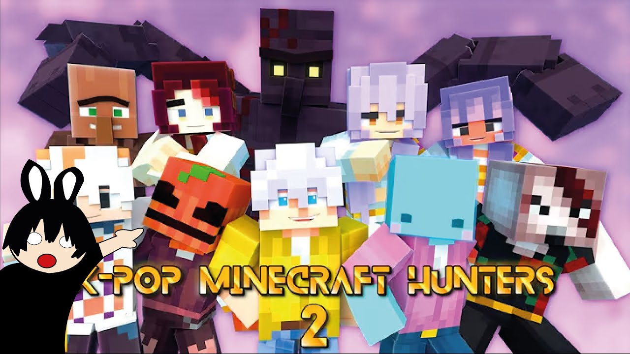 Video reacción K-pop minecraft hunters