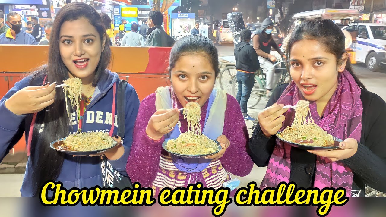 Chowmein Eating Challenge At Street | Street Food Eating Challenge