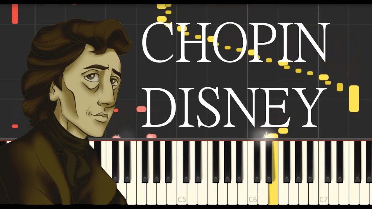 Chopin - Disney Style (Synthesia Piano Tutorial)