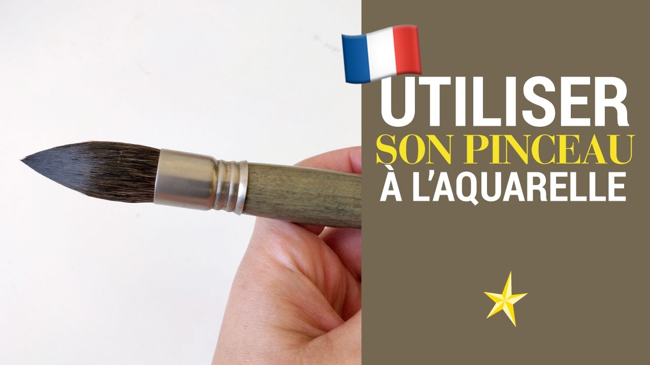 Utiliser son pinceau à l'aquarelle