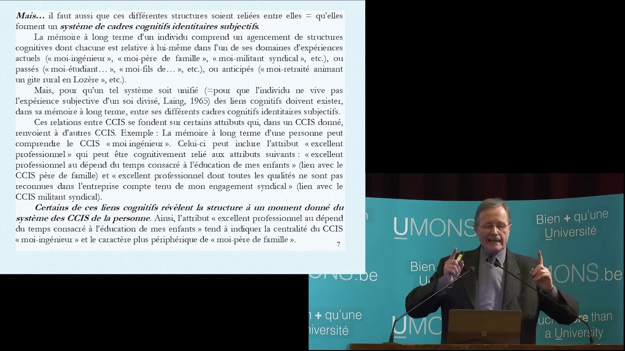 Chaire Francqui 2018 - conférence 4 - Prof Jean Guichard
