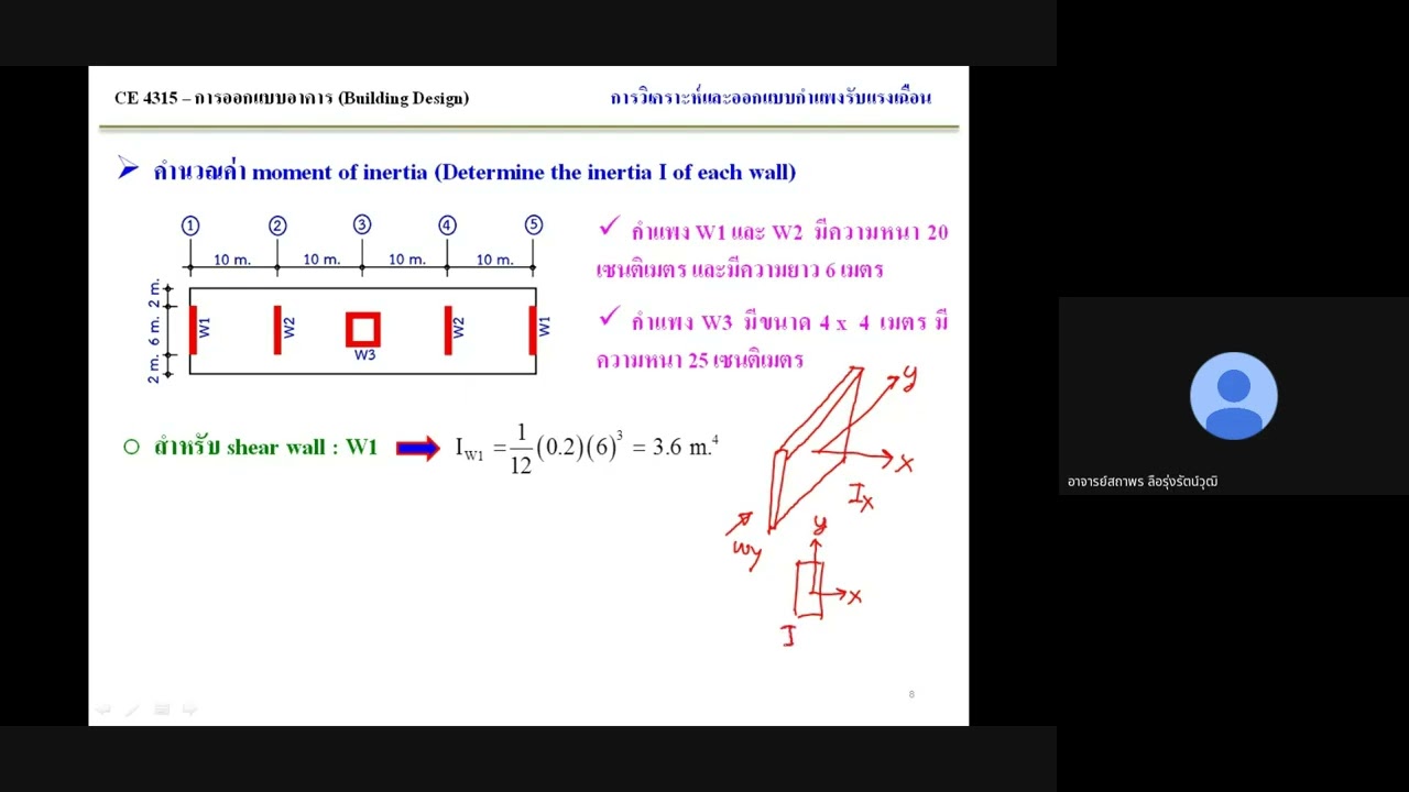 CE4315 - Building Design - 7. Practice Shear Wall System (Analysis and Design)