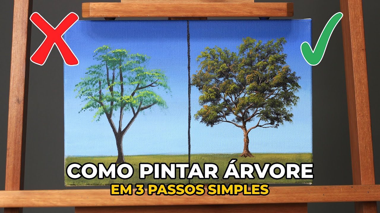 COMO PINTAR UMA ÁRVORE EM 3 PASSOS SIMPLES