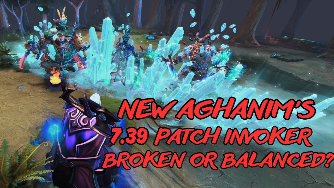 Dota 2 NEW 7.39 PATCH - INVOKER NEW AGHANIM'S SCEPTERS!