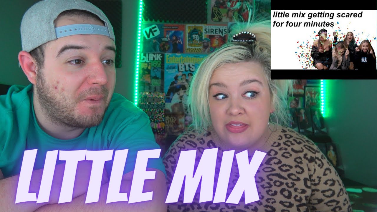 little mix getting scared for four minutes | COUPLE REACTION VIDEO