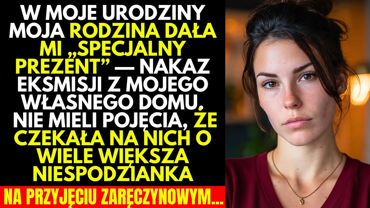 W moje urodziny moja rodzina wręczyła mi nakaz eksmisji. Nie spodziewali się, że się postawię!