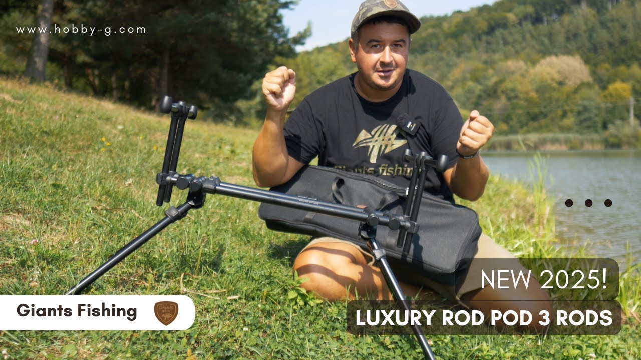 GIANTS FISHING STOJAN LUXURY ROD POD 3 RODS - NOVINKA 2025!