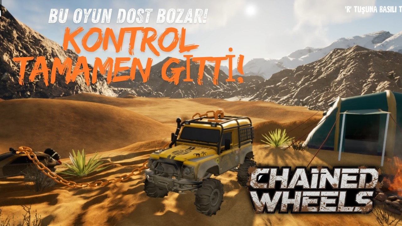 Chained Wheels Game Oynadık! Zincirli Arabalarla Kaos, Kazalar ve Komedi 😂