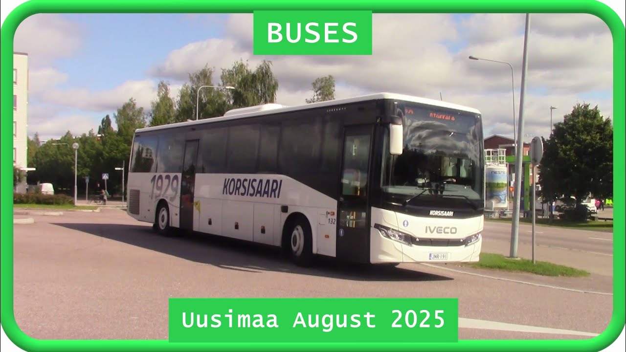 Bus videos: Uusimaa August 2025
