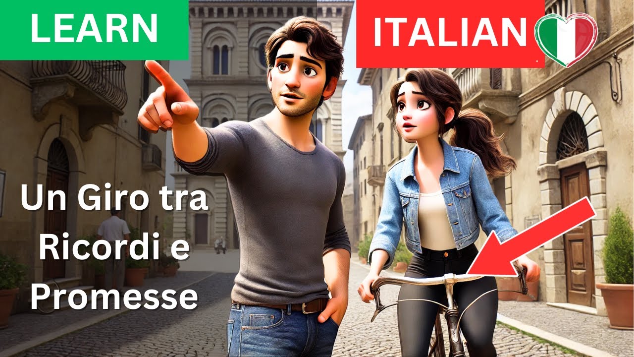 Stories in Italian with Subtitle in English -  Un Giro tra Ricordi e Promesse