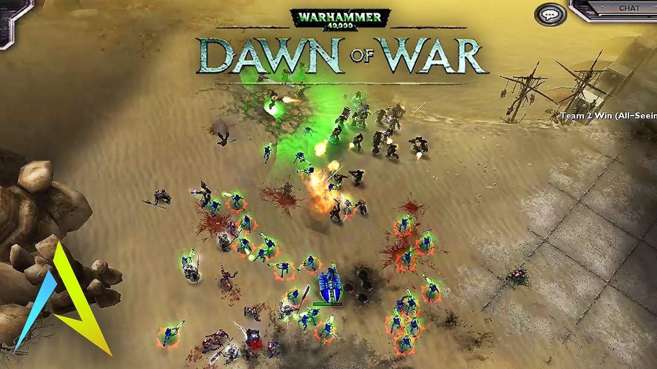 Dawn of War - Soulstorm | Astrohero (Necrons) vs. All-Seeing Eye (Space Marines) [Live Gameplay]