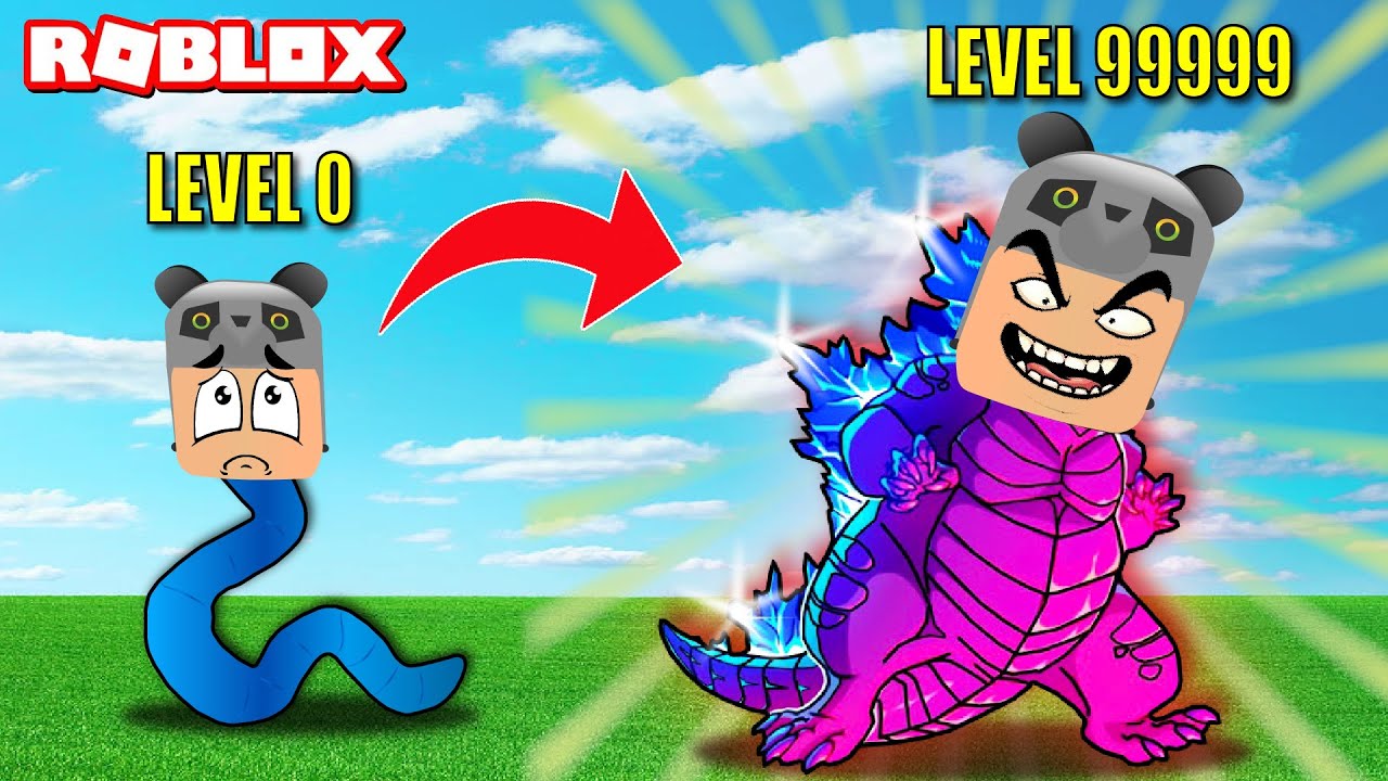 Küçük Olup Geliş ve En Güçlü Hayvana Dönüş! - Panda ile Roblox Animal Evolution Simulator