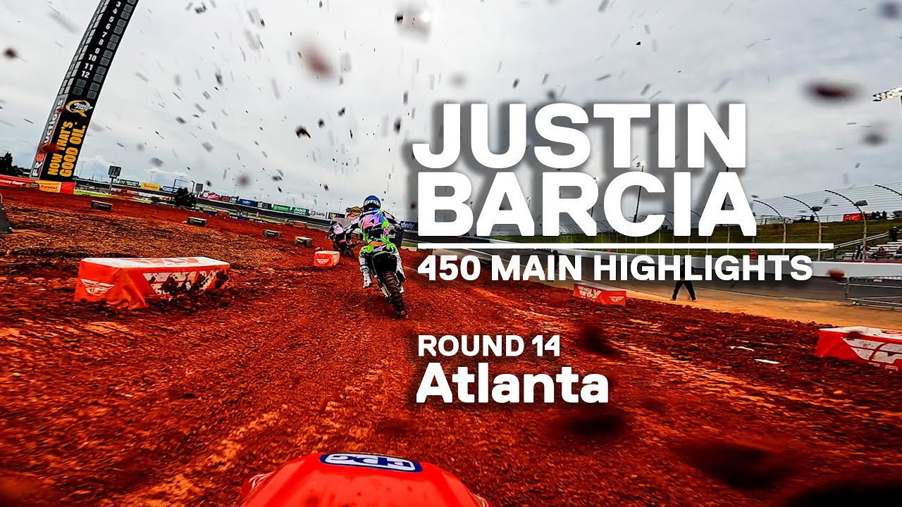 GoPro: Justin Barcia - 2022 Monster Energy Supercross - Atlanta - 450 Main Event Highlights