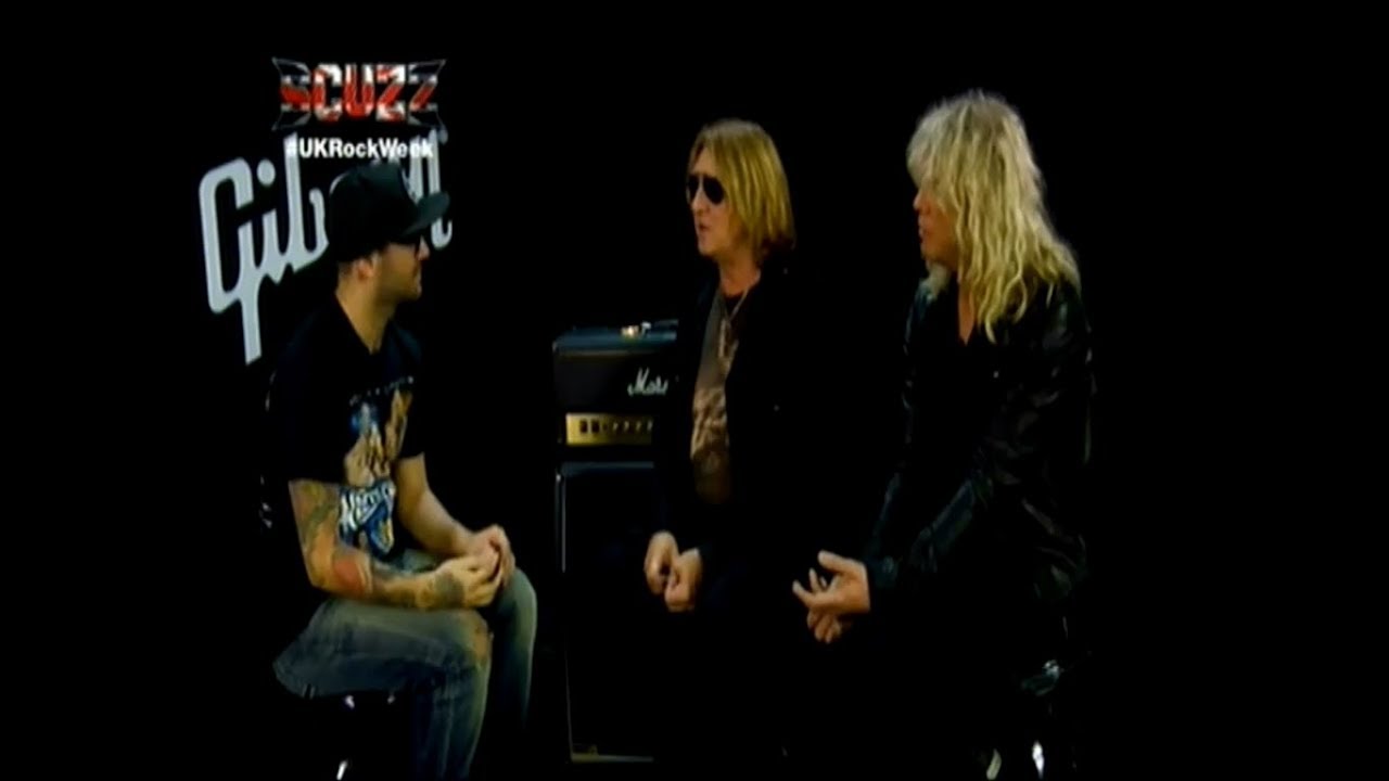 Hysteria - Behind The Album (Scuzz TV interview with Joe and Sav) 2013