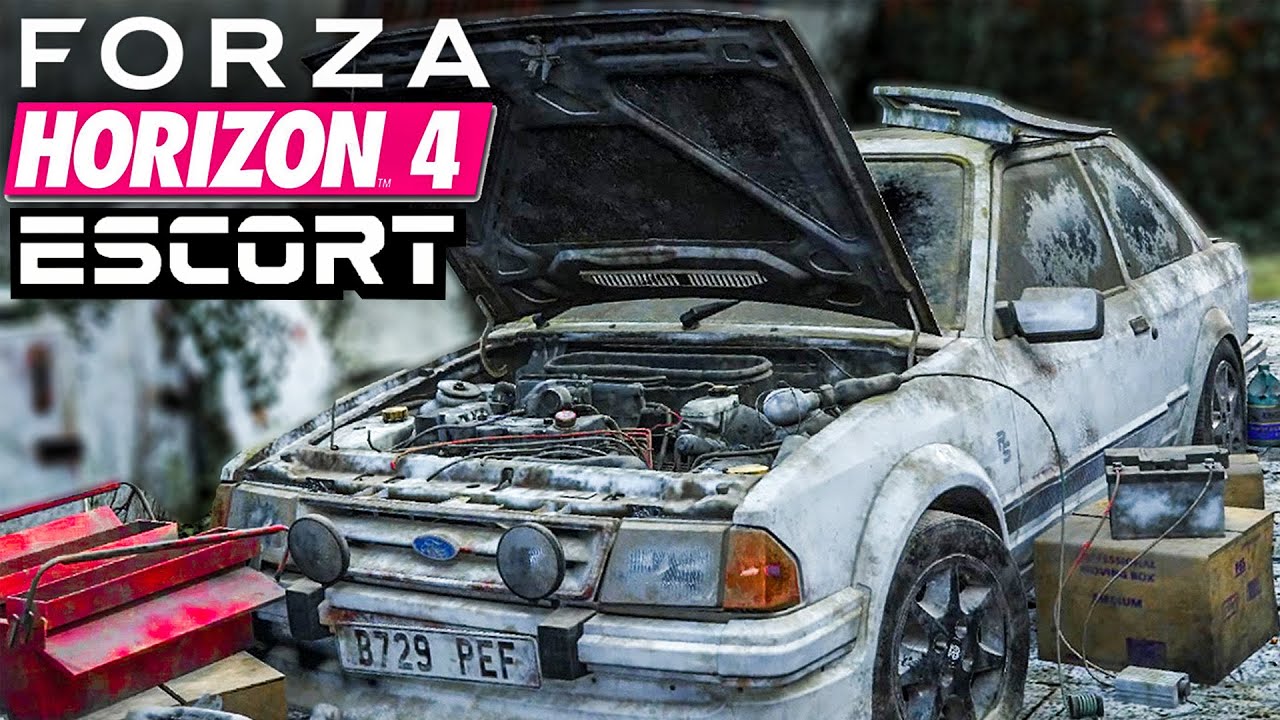FORZA HORIZON 4 - ENCONTREI UM ESCORT TURBO ABANDONADO!!!  #03