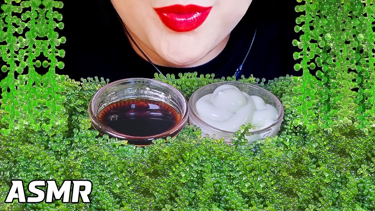ASMR SEA GRAPES 바다포도 리얼사운드 먹방 EATING SOUNDS NO TALKING MUKBANG | Milly Asmr