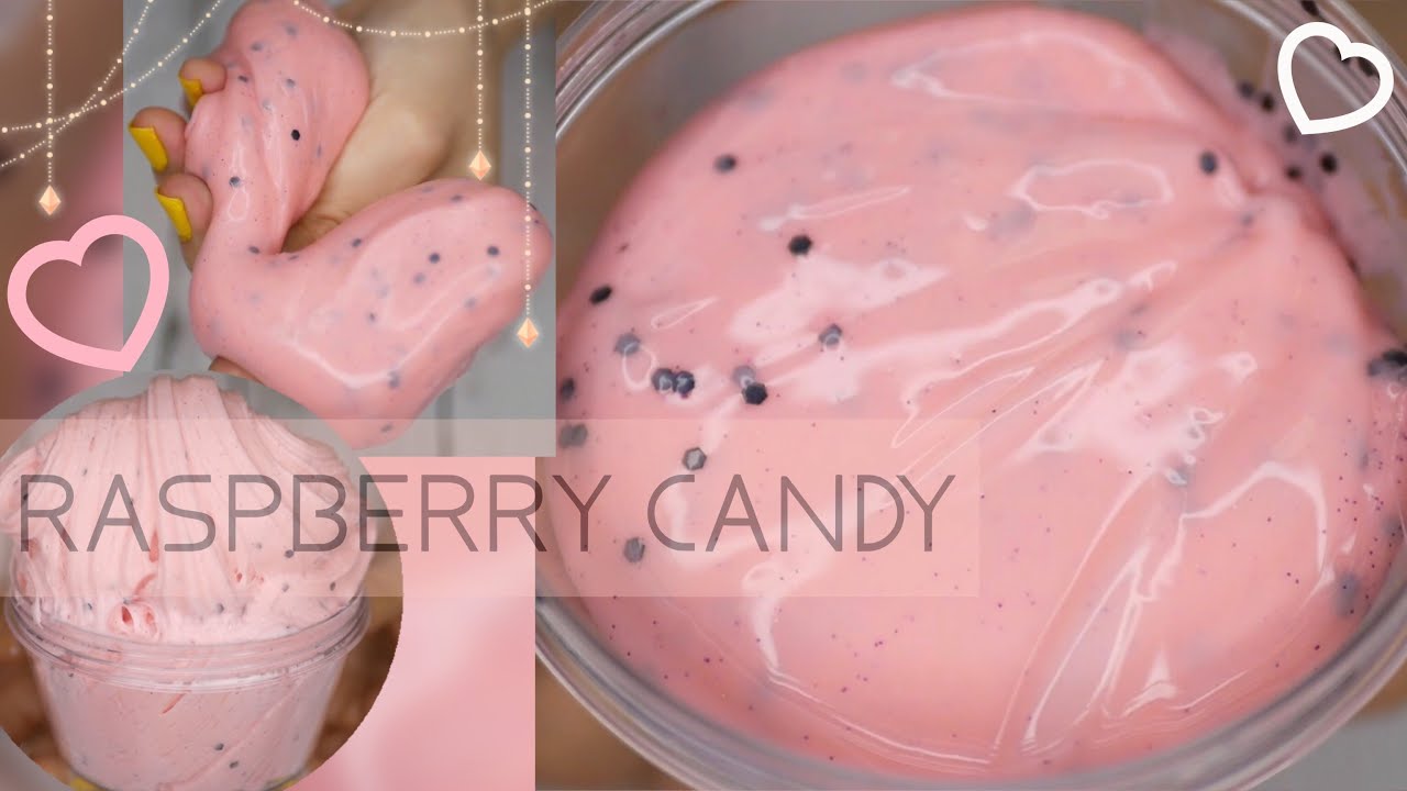 【ASMR】ラズベリーキャンディ🍬🍓【きゃこすらいむ】〜日本のグルーで作られたコスパ最強スライム〜