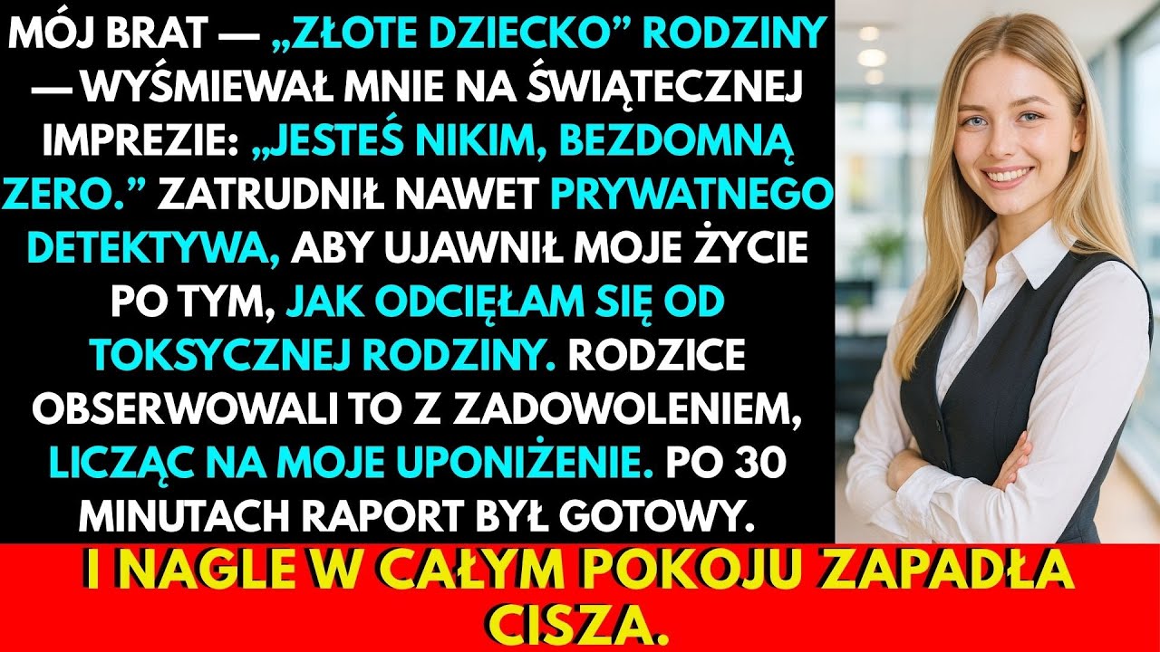 Mój Brat Wyśmiewał Mnie Na Wigilii: „Jesteś Bezdomna”, Ale 30 Minut Później…