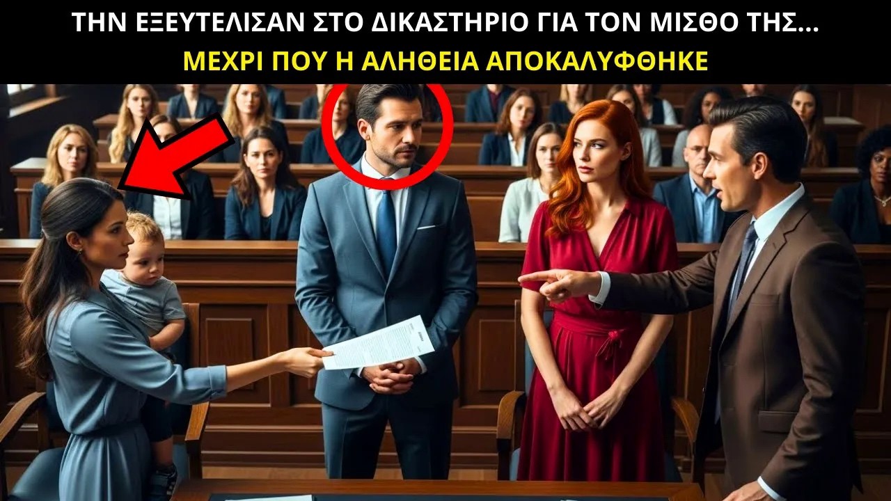 ΤΗΝ ΚΟΡΟΪΔΕΥΑΝ ΣΤΟ ΔΙΚΑΣΤΗΡΙΟ ΓΙΑ ΤΟΝ ΜΙΣΘΟ ΤΗΣ... ΜΕΧΡΙ ΠΟΥ ΑΠΟΚΑΛΥΨΕ ΤΗΝ ΔΙΣΕΚΑΤΟΜΜΥΡΙΟΥΧΗ