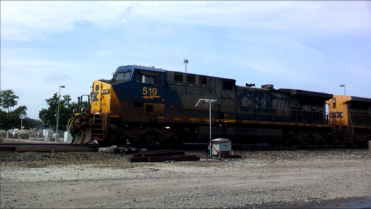8/5/23; CSX YN2 duo heads through Fostoria, OH