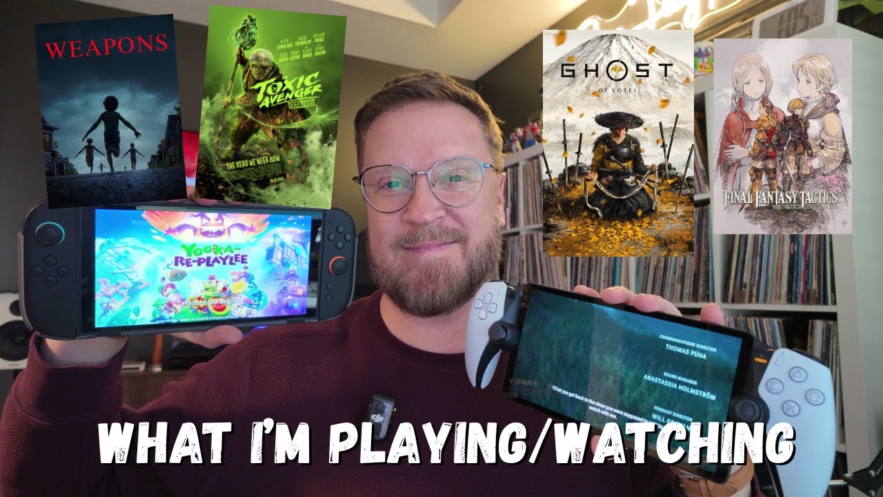 Playlist - Ghost of Yotei, Weapons, FF Tactics, Toxic Avenger, Virtual Boy, Yooka-Replaylee
