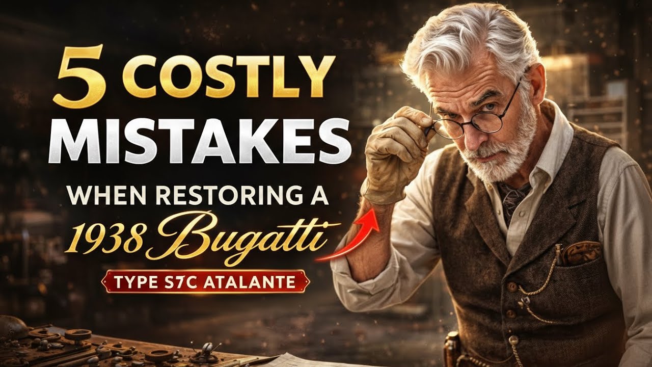 Top 5 Costly Mistakes to Avoid When Restoring a 1938 Bugatti Type 57C Atalante