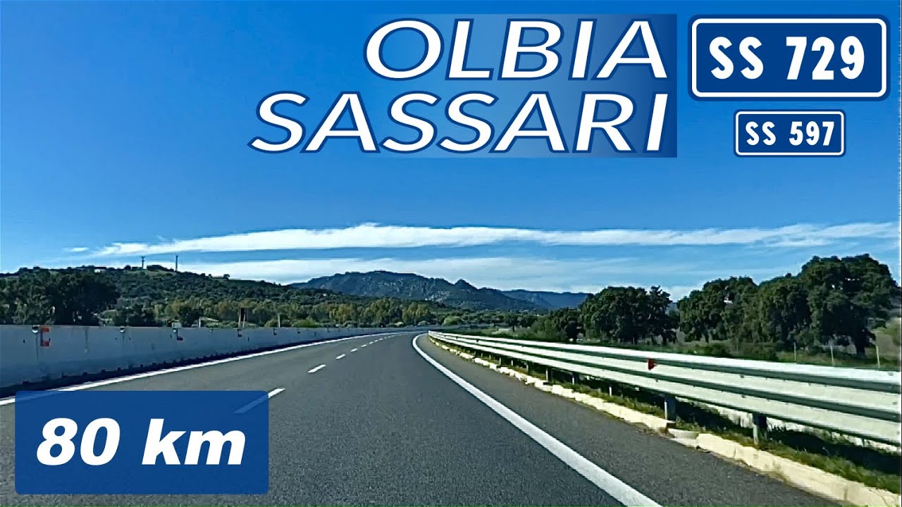 SS729 | OLBIA - SASSARI | Nuova Strada Statale 729 e S.S. 597 | Percorso in completamento
