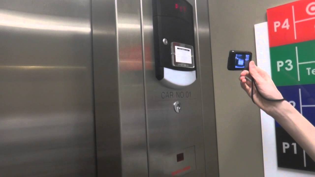 Schindler 330A elevator at the Target Parking Deck in Sandy Springs, GA