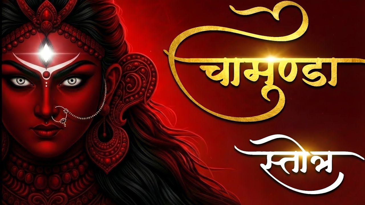 श्री चामुण्डा स्तोत्र |🔥 Chamunda Mantra Powerful Chant | Removes Negativity & Divine Protection |