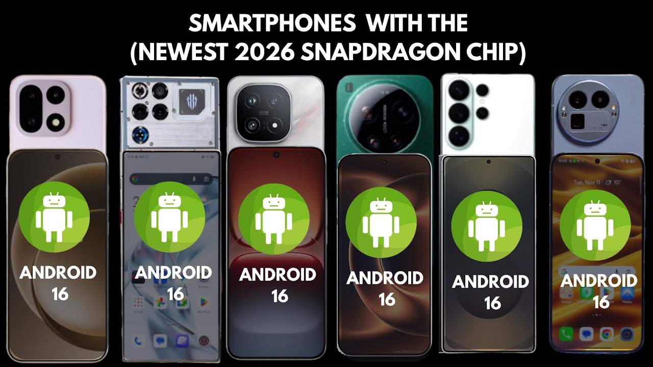 Gaming Smartphones with the new Snapdragon 8 Elite Gen 5 (2026 chip) - Full Comparison!