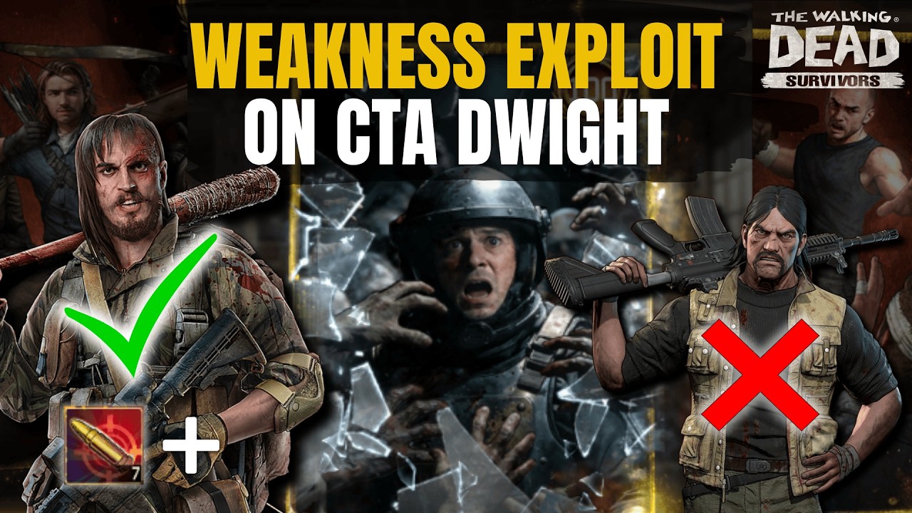 Stop Putting Weakness Exploit on Governor – CTA Dwight Is Better vs Sharpshooters | TWD Survivors