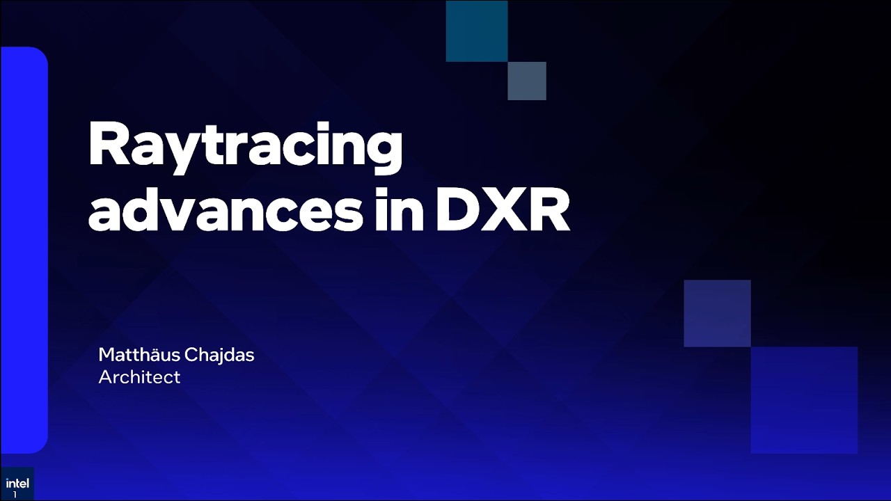 Достижения в области трассировки лучей в DXR | Программное обеспечение Intel