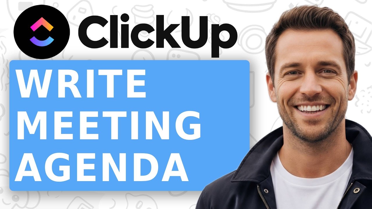 How to Write a Meeting Agenda - ClickUp Vlog