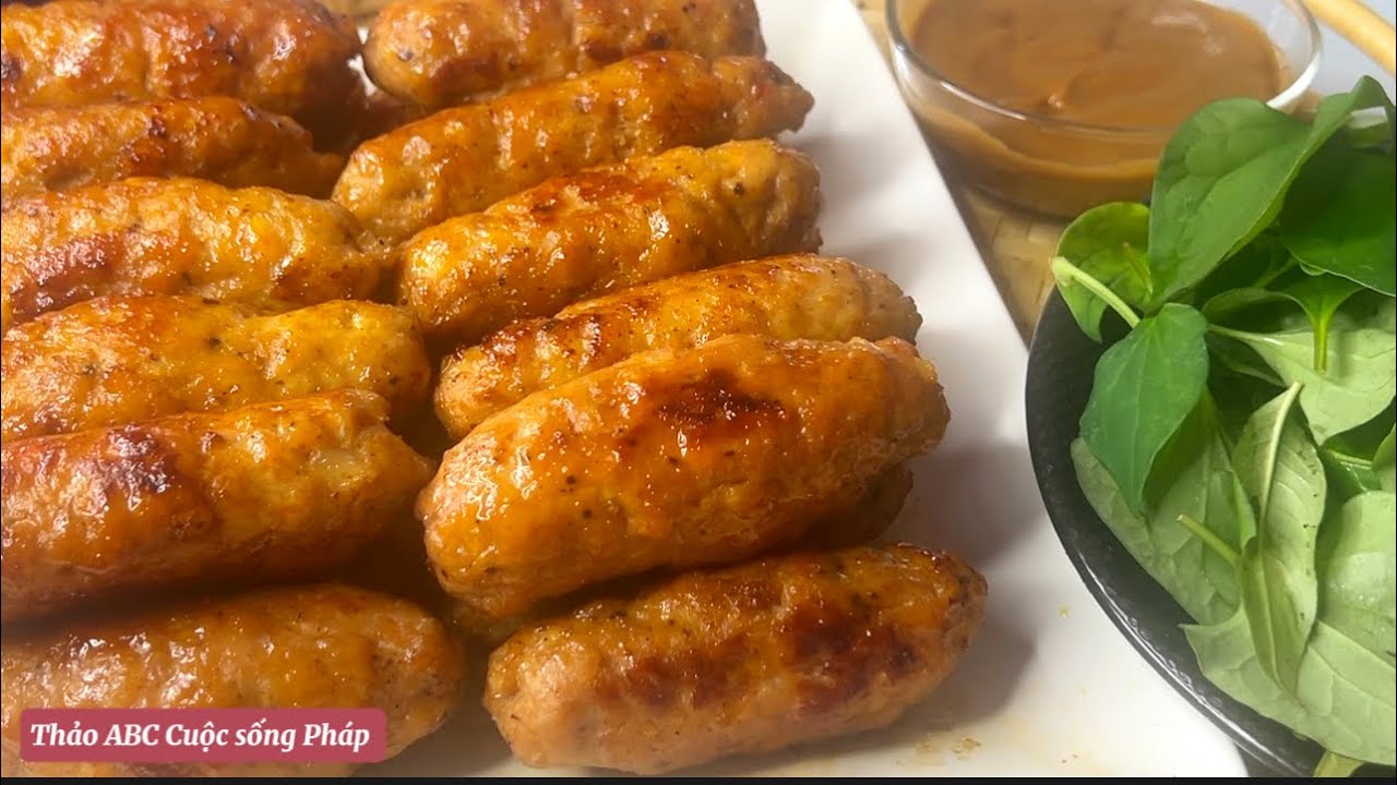 Cách Làm Nem Nướng Hương Vị Miền Tây- Không giò sống- không máy quết- ngoài giòn trong mềm béo thơm