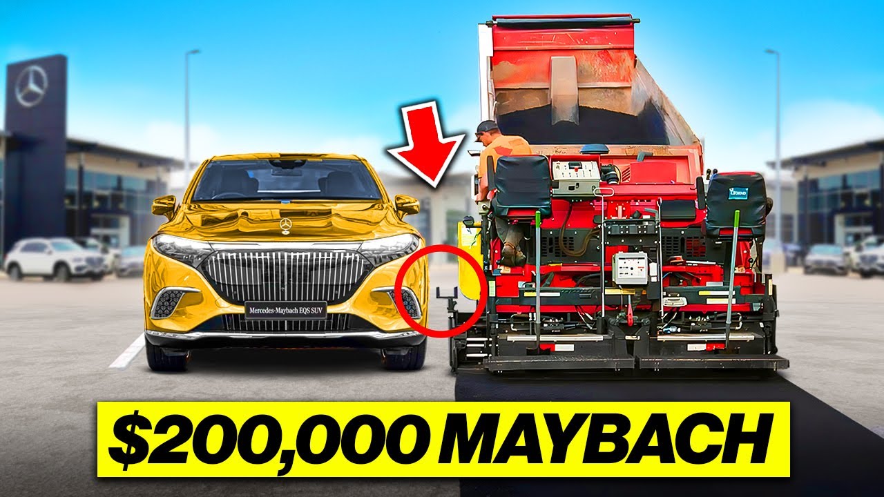 Milling and Paving around $200k Maybachs at Mercedes-Benz of Greensboro!