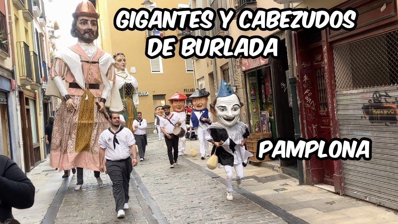 Gigantes y cabezudos de Burlada. Pamplona. 16 Septiembre 2023.