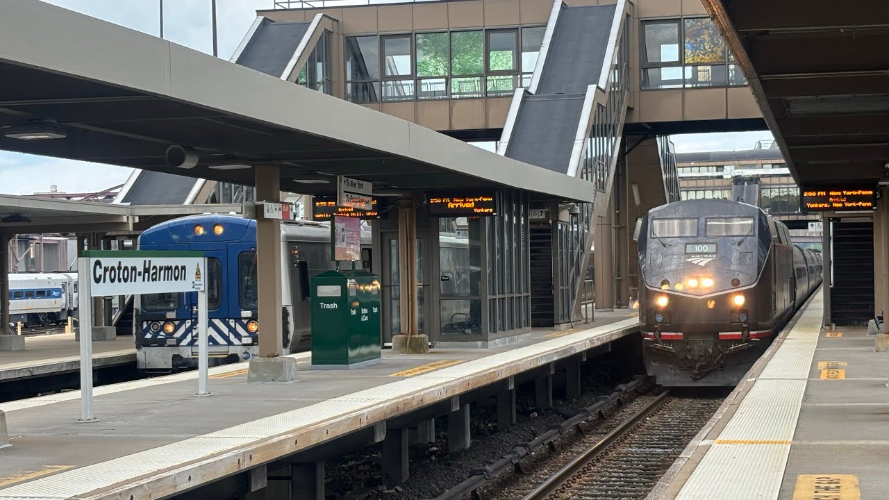 Amtrak & Metro North Trains @ Croton Harmon,NY (7/17/2025)