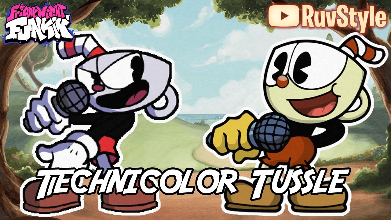 FNF Technicolor Tussle but Cuphead vs Cuphead