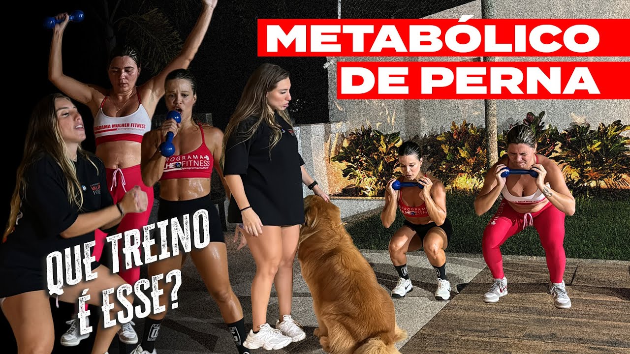 TREINO METABÓLICO PARA DEFINIR SUA PERNA EM CASA