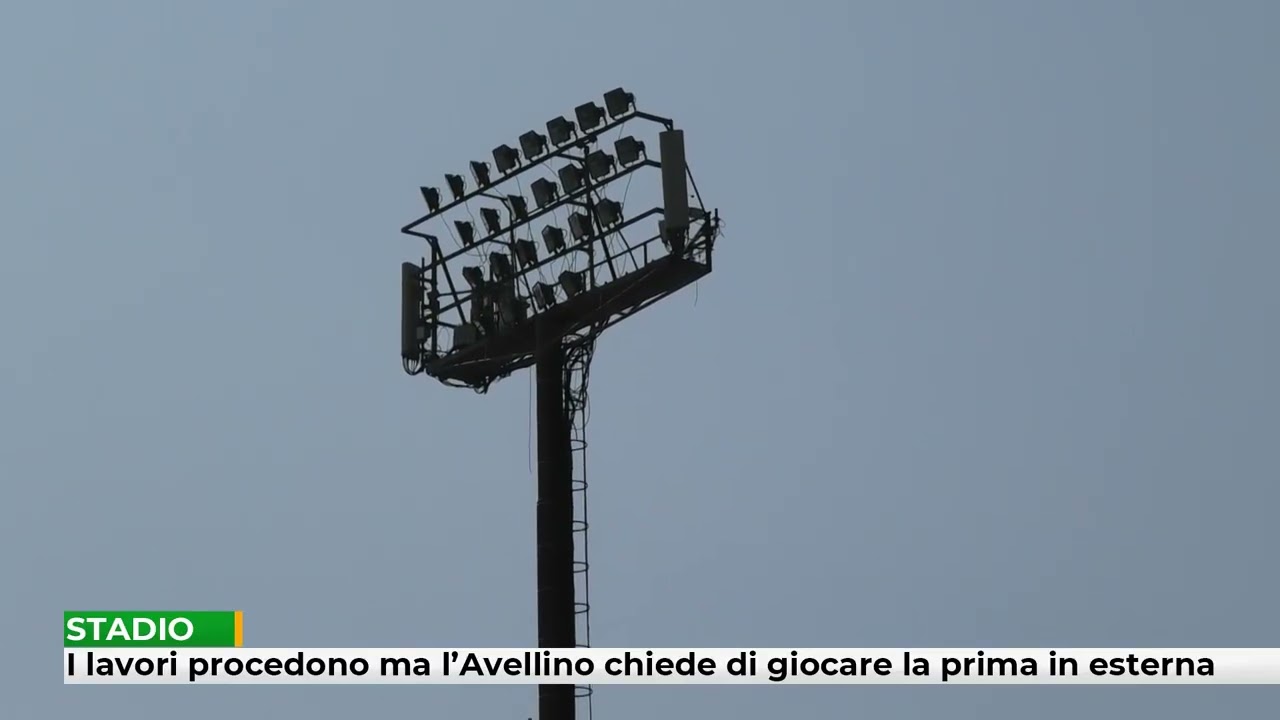 I lavori procedono ma l'Avellino chiede di giocare la prima in esterna