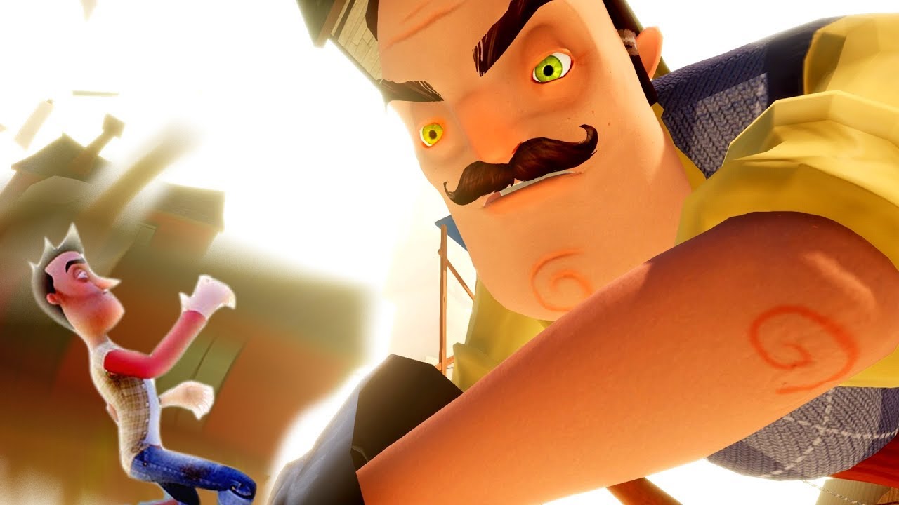 IL VICINO SI E' TRASFORMATO IN UN GIGANTE?! (Hello Neighbor Beta 3)
