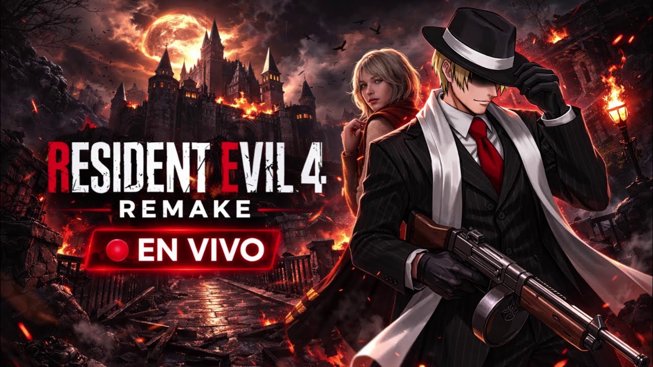 Tirando PLOMO con PAPI LEON | RESIDENT EVIL 4 REMAKE